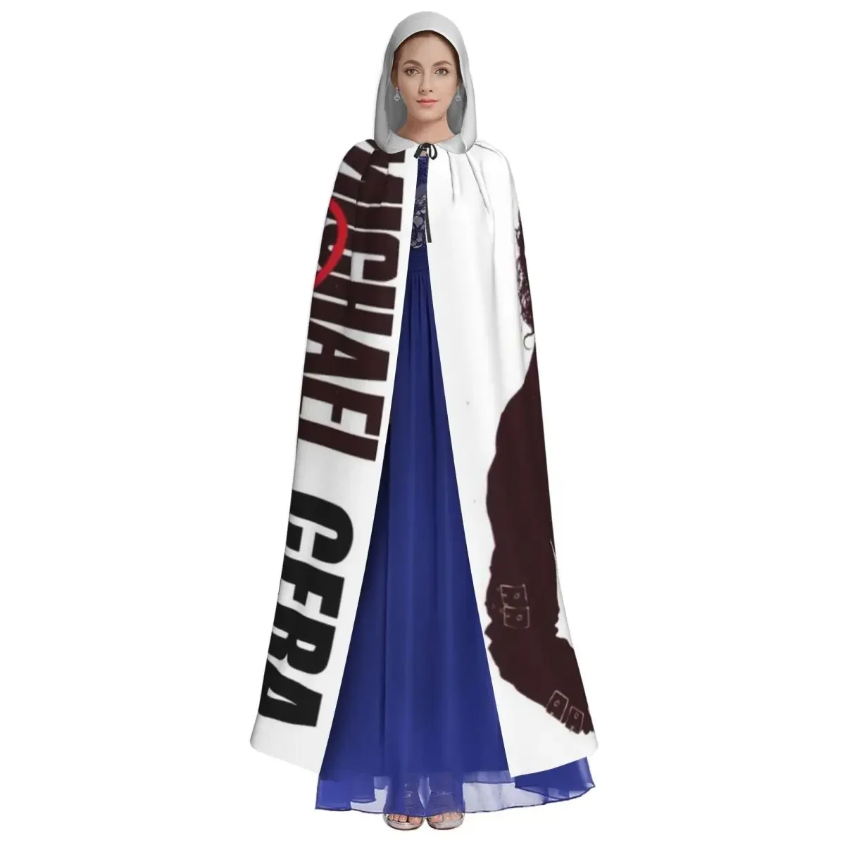 Michael Cera As Michael Jackson Long Hooded  Witch Medieval Costume Cosplay Cape HalloweenVampire Adult Unisex