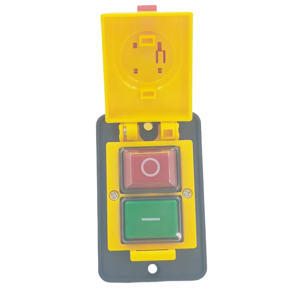 YH03-A 7 Pins 400V IP55 Three-Phase Electromagnetic Emergency Stop Push Button Switch