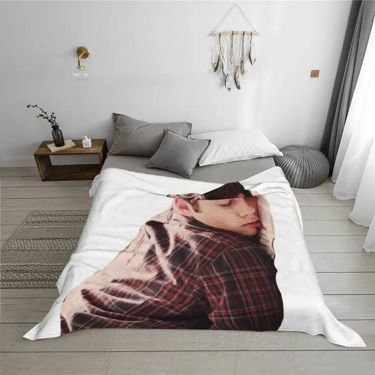 لطيف ديلان أوبراين القيلولة رمي بطانية للطفل الأرائك الزخرفية سرير منقوشة المانجا البطانيات