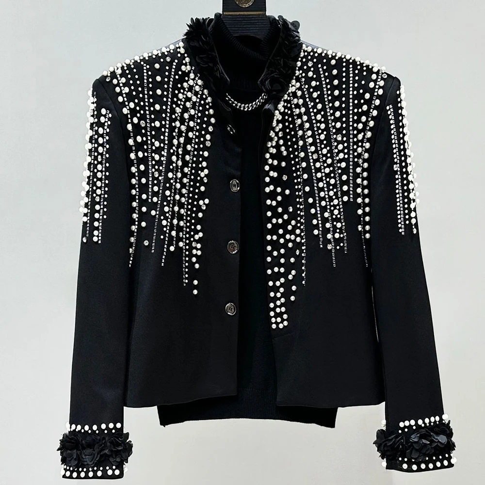 

Mens Spring Short Jacket Ballroom Niche Nightclub Jacket Streetwear Fashion Stage Performance Youth Top Men'S Clothing 2026 New