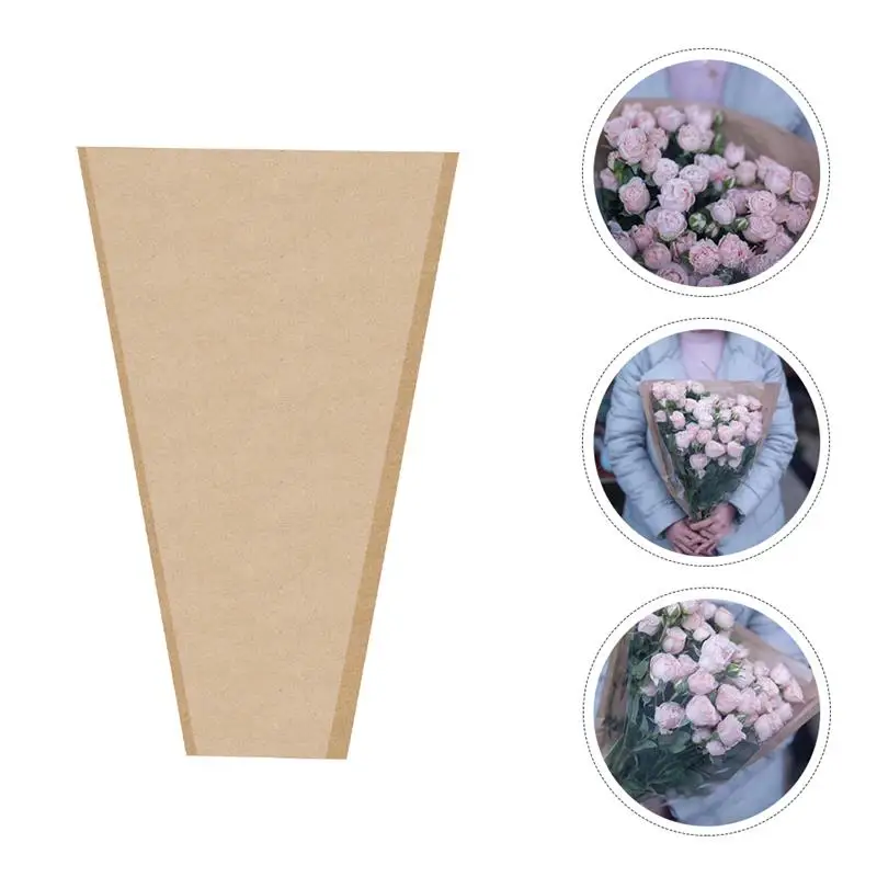 

50pcs Floral Bouquet Gift Packaging Present Packaging Paper Floral Arrangement Supplies Craft Paper Sheet Bouquet Wrapper Paper