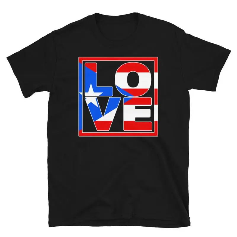 بورتوريكو العلم تي شيرت ريكو Boriqua لاتينو لاتينا Pr الحب #1