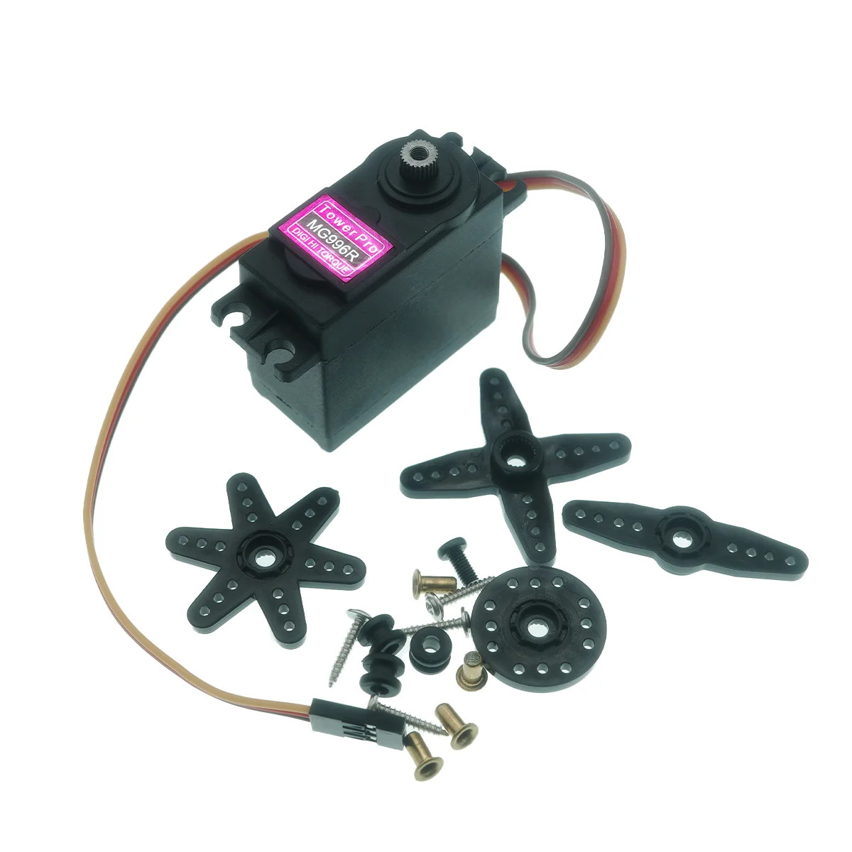 MG996R 13kg High Torque Metal Gear Servo Digital Servo For Futaba JR 1/8 1/10 RC Car Helicopter Robot Manipulator RC Boat