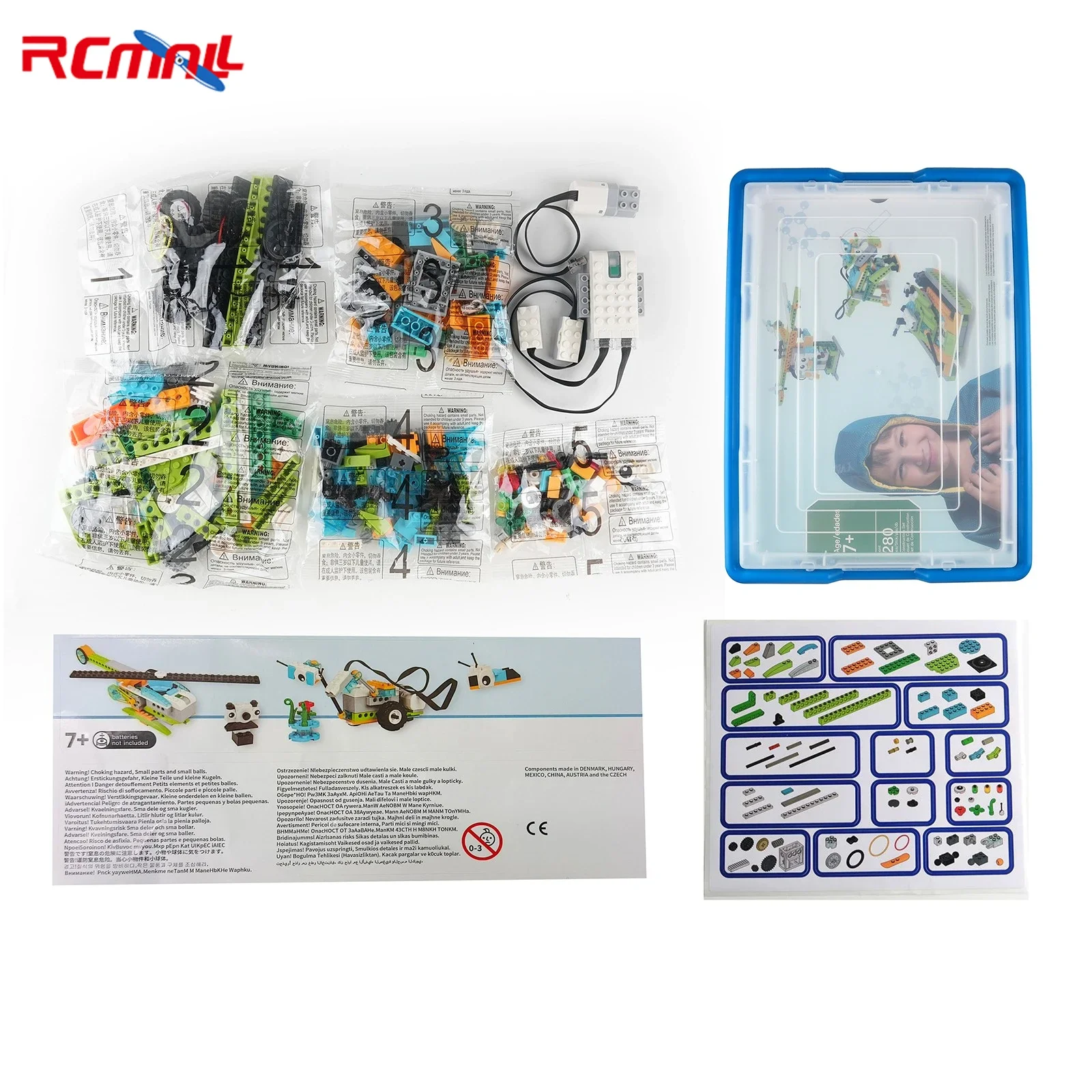 

STEM Educational Programing Robot Electronic Bricks Kit Compatible with We.do2.0 45300 Robotics Construction Set DIY Toys