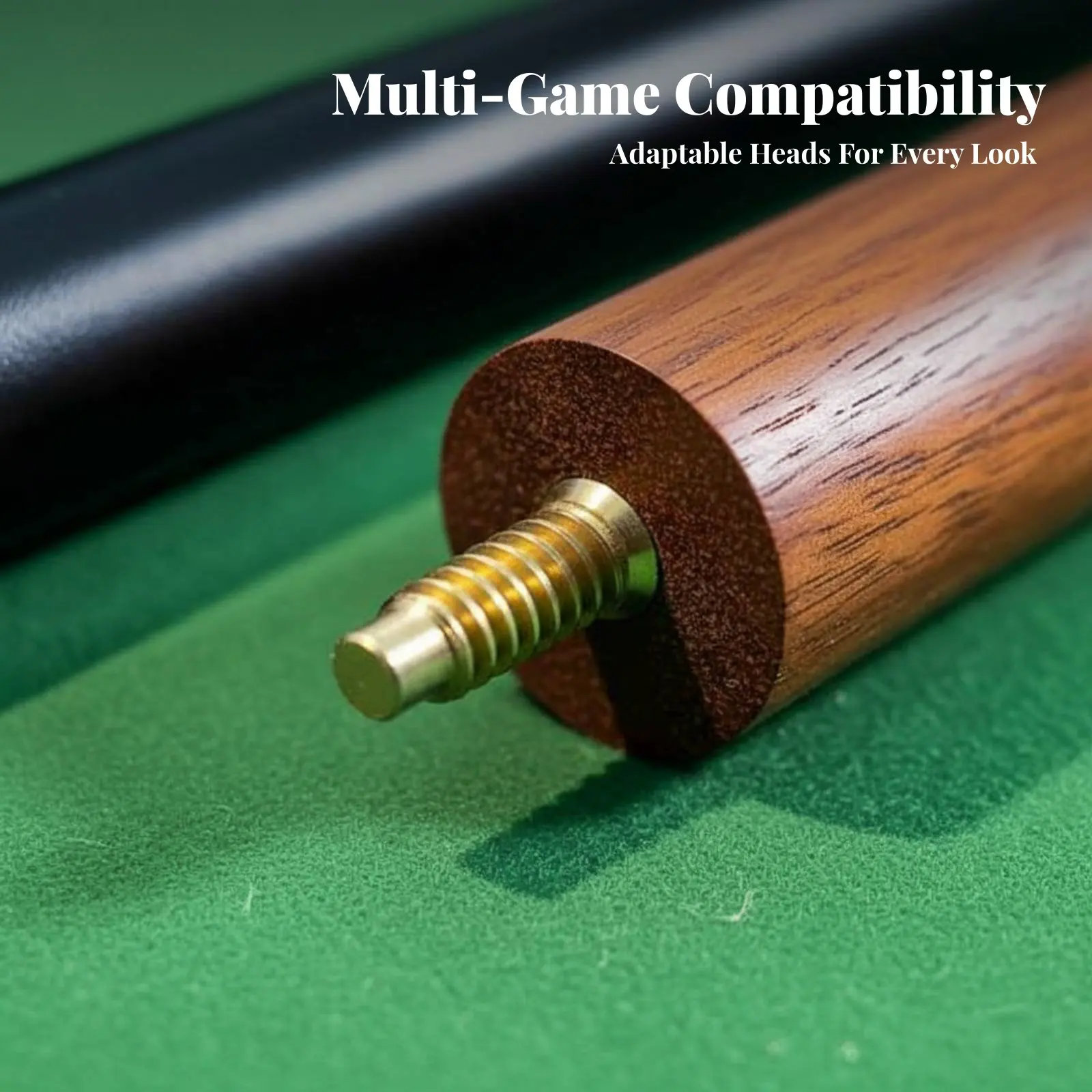 Snooker Cue Extension Handle Extended Reach Hardwood Wood Cue Extension Billiard Stick Extender Lightweight Construction