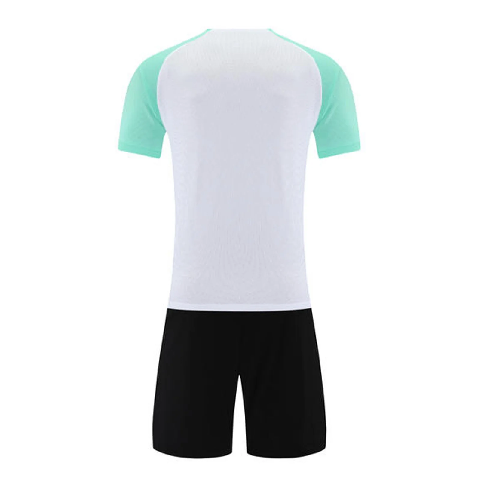 Setelan Olahraga Anak-anak Musim Panas 2 Potong Baju Olahraga Anak Laki-laki Cepat Kering Atasan Seragam Tim Sepak Bola Anak-anak dengan Celana Pendek Pakaian Kasual Modis