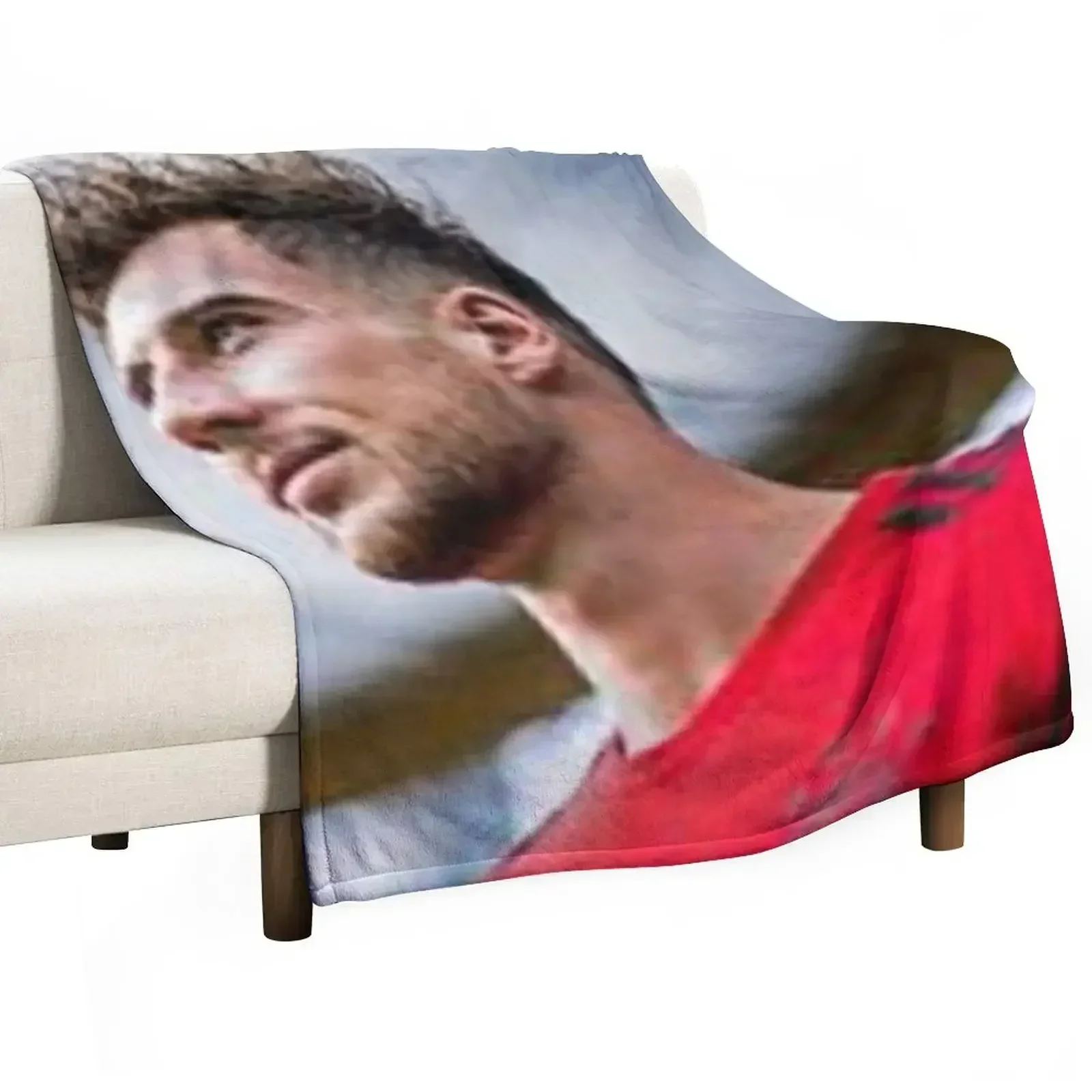 

Leon Christoph Goretzka Art Throw Blanket Flannels Travel Stuffeds Soft Blankets