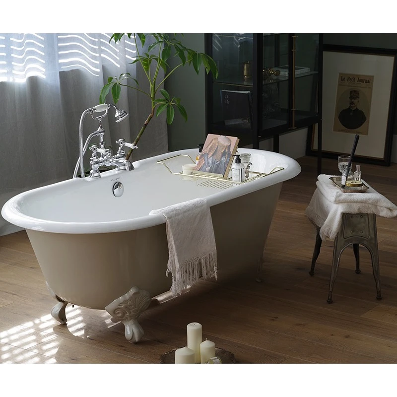 Guifei Bathtub Cast Iron Bathtub Independent Adult Household Use