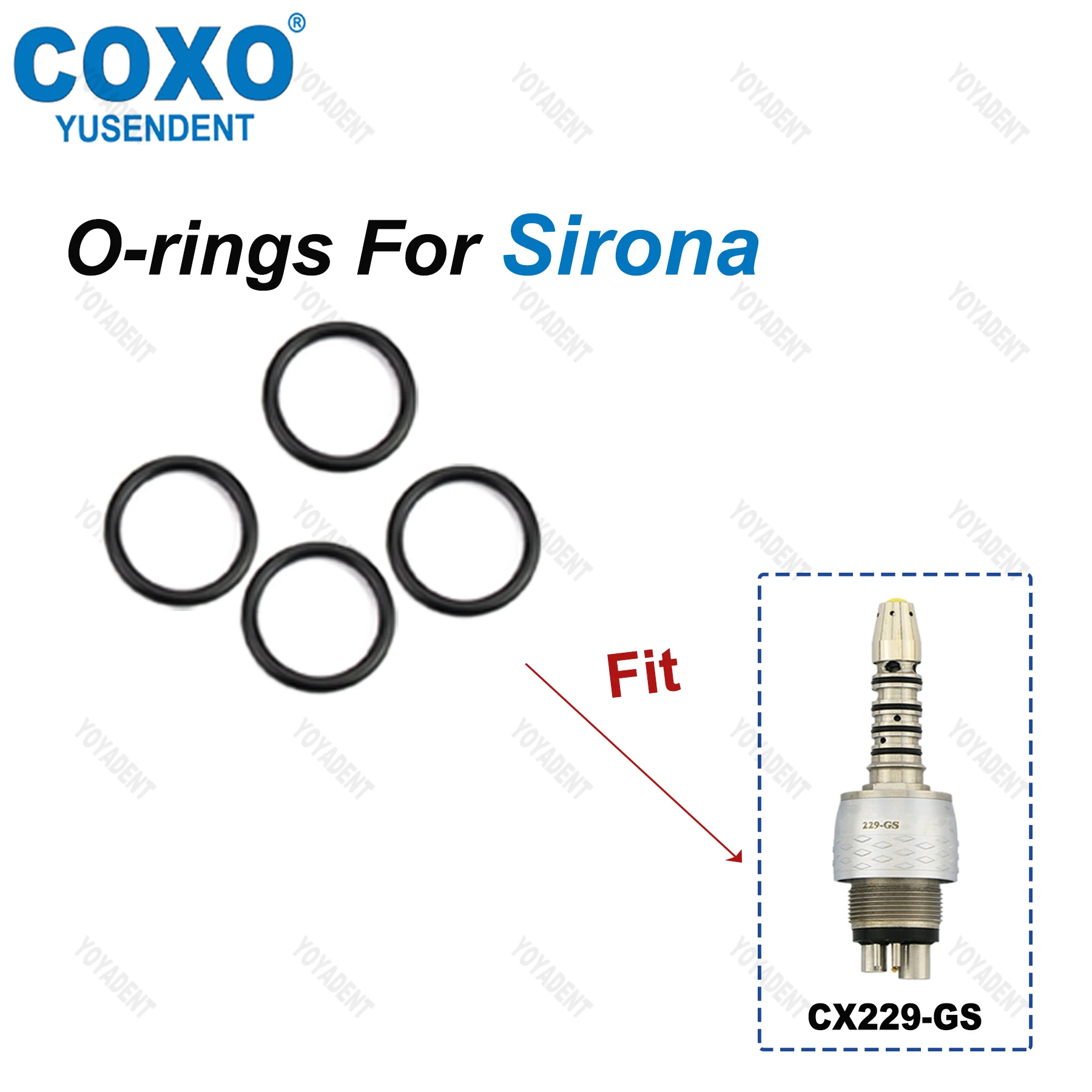 Dental Seal O Rings For KAVO NSK WH SIRONA Handpiece Coupler Anti-Oil Autoclavable Universal Dental Material - Image 4