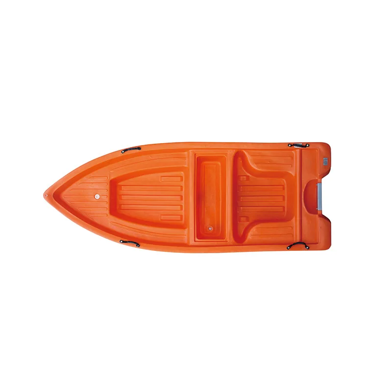 

Thickened small plastic fishing boat yacht with external machine double layer double person