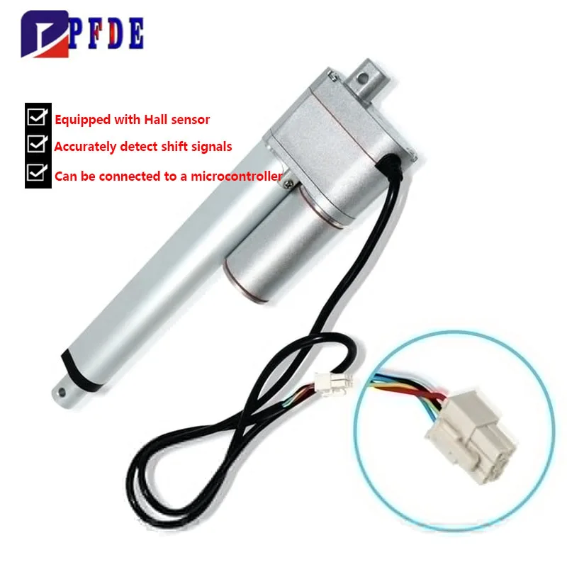 with Hall Sensor 6-Axis Stewart Platform Project using Linear Actuators Stroke 150mm 12V 24V Electric Push Rod Telescopic Rod