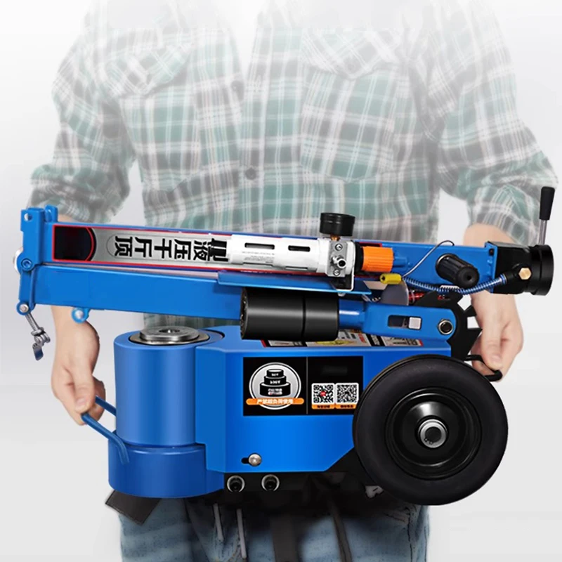 

New horizontal pneumatic jack 30T/50T/60T two-section hydraulic auto repair shop jack professional tool for auto repair