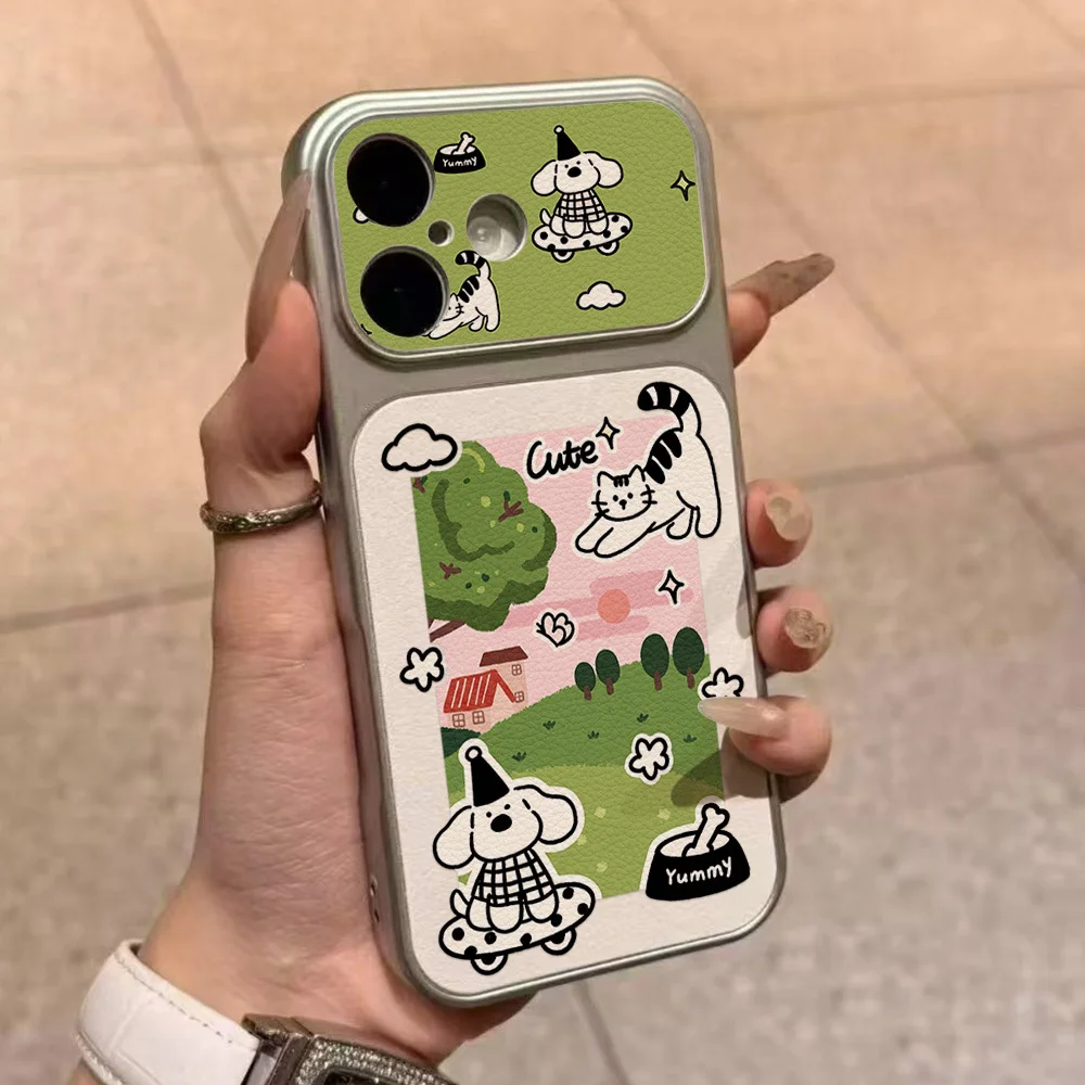 Anlimal Leather Phone Case For Samsung Galaxy A56 S25 Ultra A55 A15 A17 S26 Ultra A07 S25 FE A16 S24 FE Cover Funda Shockproof