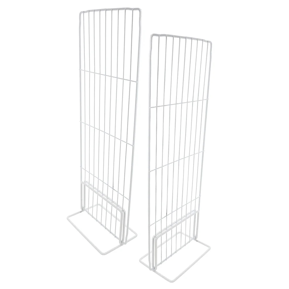 

2 Sets Freezer Partition Refrigerator Rack Dividers Chest Fridge Iron Mesh Separator Wire ventilated space optimization food