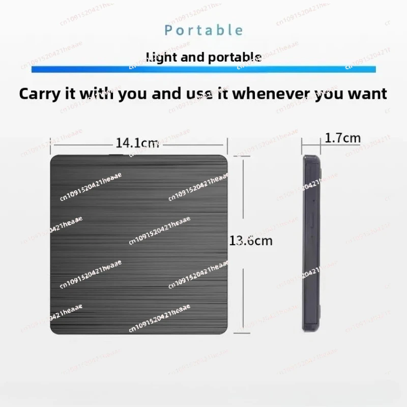 مناسبة لشعلة Blu-ray H.P cdDVD/BD4k مشغل Blu-ray ثلاثي الأبعاد عالي الوضوح يدعم جميع أنواع الكمبيوتر العالمي