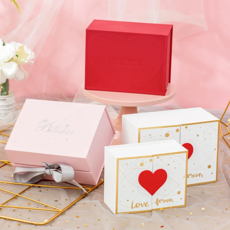 1pcs Gift Box Packaging Envelope Shape Wedding Gift Candy Box DIY Favors Birthday Party Christmas Jelwery Decoration