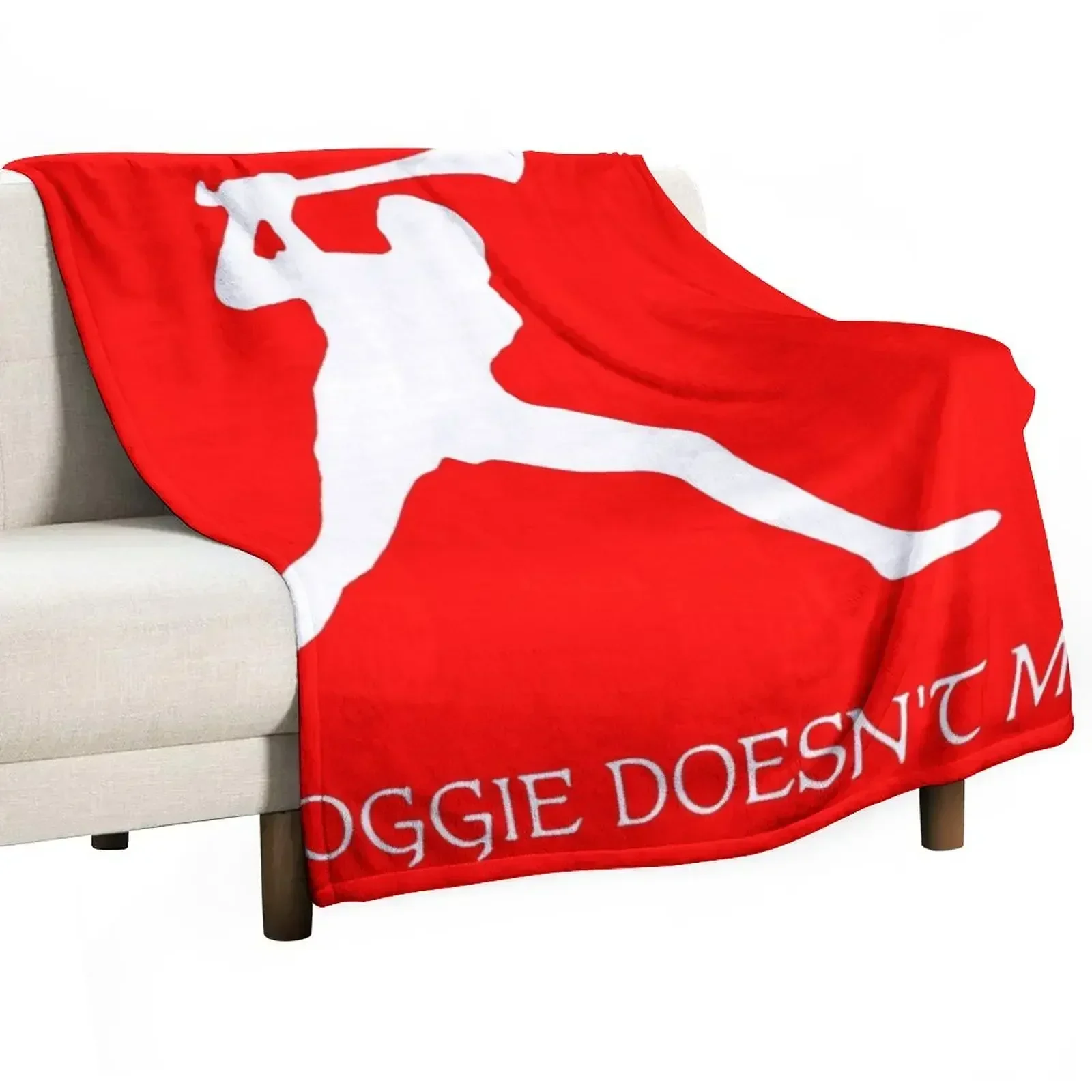 Hoggie Doesn't Miss! Throw Blanket for sofa Decorative Throw funny gift Blankets