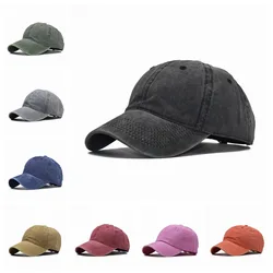 Berretto da Baseball per uomo donna cotone Outdoor Vintag visiera cappello Casual Solid primavera estate berretto da sole uomo semplice berretto Gorra Hip Hop