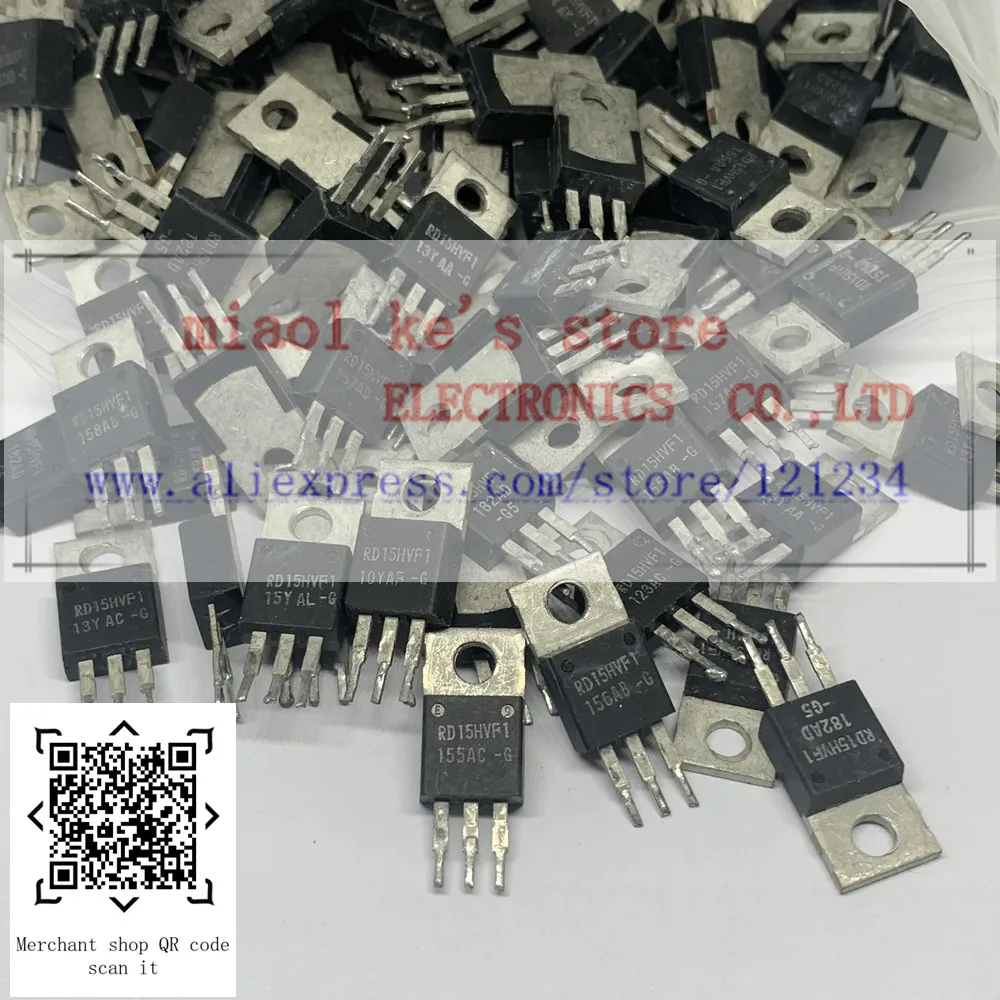 1pcs : RD15HVF1  rd15hvf1 [ 175MHz-520MHz,15W (REPLACED C1972) ] - original Silicon MOSFET Power Transistor