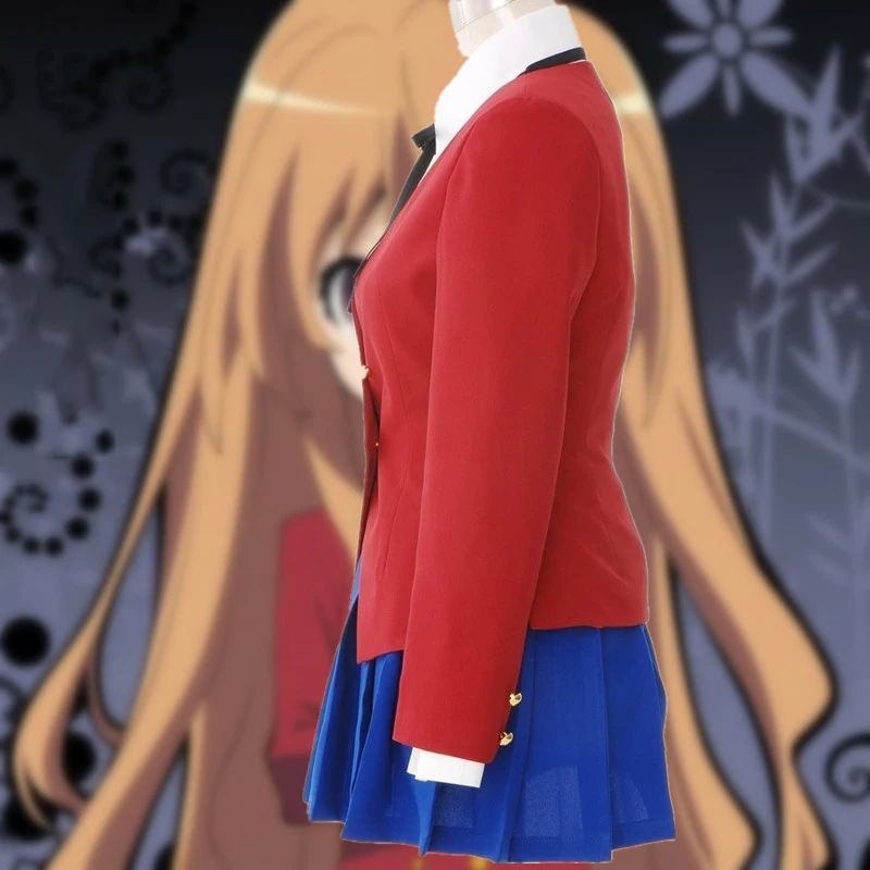 Toradora Aisaka Taiga ชุดคอสเพลย์โรงเรียนญี่ปุ่นมังกร x เสือเครื่องแต่งกายคอสเพลย์ฮาโลวีน