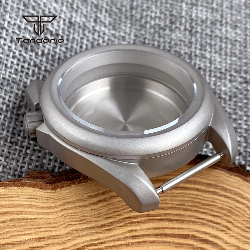 Stainless Steel Brushed 40mm Automatic Dive Watch Case Sapphire Crystal 3.8 Screw Crown Fit NH35 NH36 NH34 ETA2824 PT5000 Movt