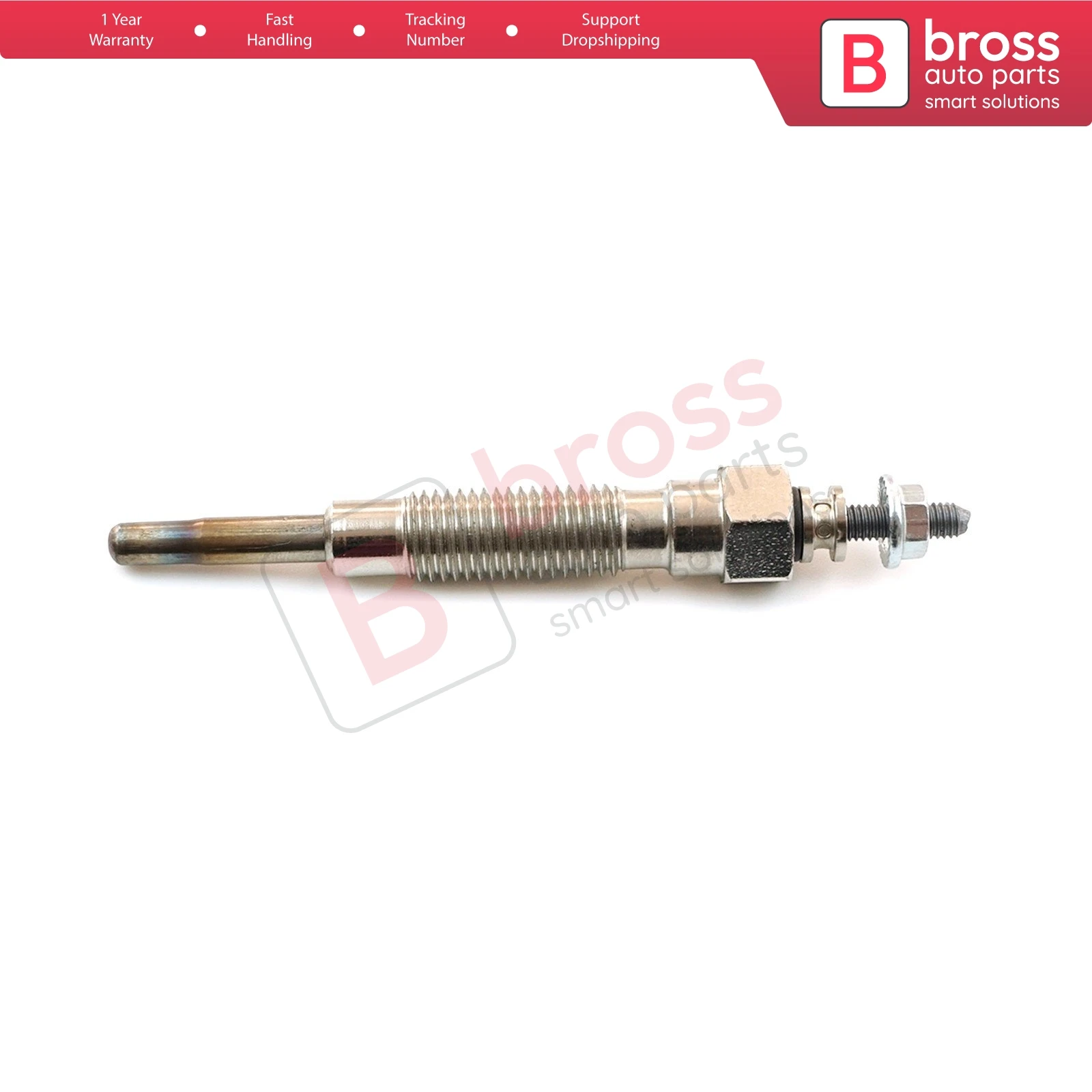 For Nissan Patrol GR Safari MK5 Y61 1997-2000 2.8 TD TDiC Engines BGP100 1 Piece Glow Plug Auxiliary Heater 11 Volt 11065-4P400