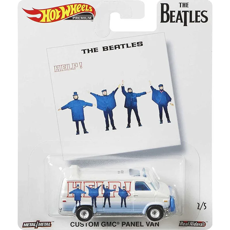 Hot Wheels premium 1:64  Beatles Combat Medic Quick D Livery GMC Panel Van Deco Delivery VW T1 Panel Bus Diecast Car Toy Gift