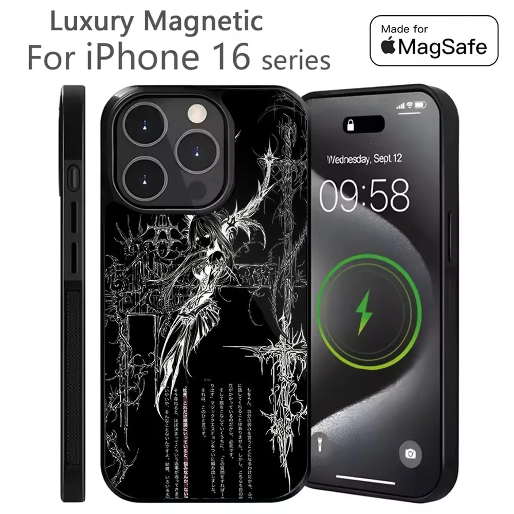 

Gothic Fashion Skull Phone Case For iPhone 16,15,14,13,12,11,Plus,Pro,Max Mini Magsafe Magnetic Wireless Charging