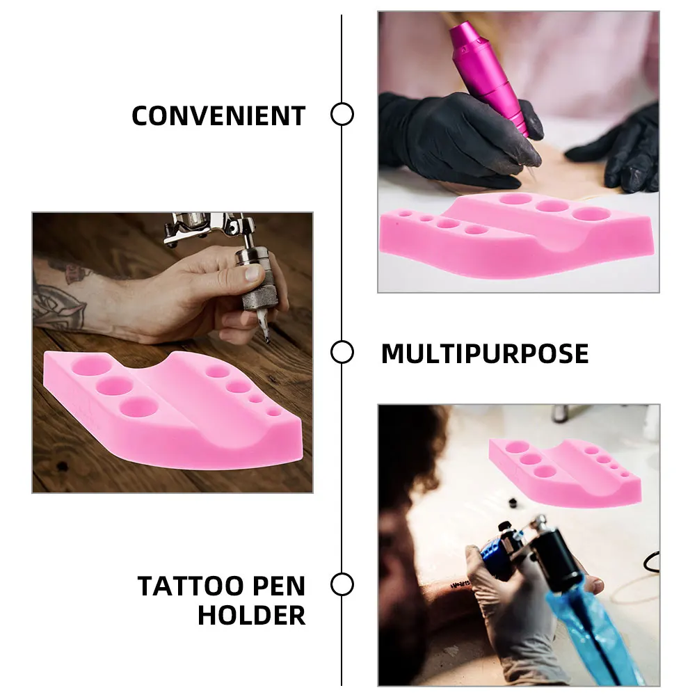 

3 Pcs Soft Silicone Color Cup Holder for Tattoos Pigment Holder Tattoo Machine Stand Pigment Rack Display Tattoos Supplies