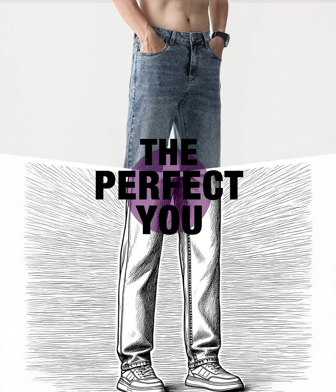 

Wide Leg Jeans Men Baggy Pants Summer Straight Cut Loose Retro Blue Denim Pants Streetwear Fashion Pockets Vintage Man Clothes