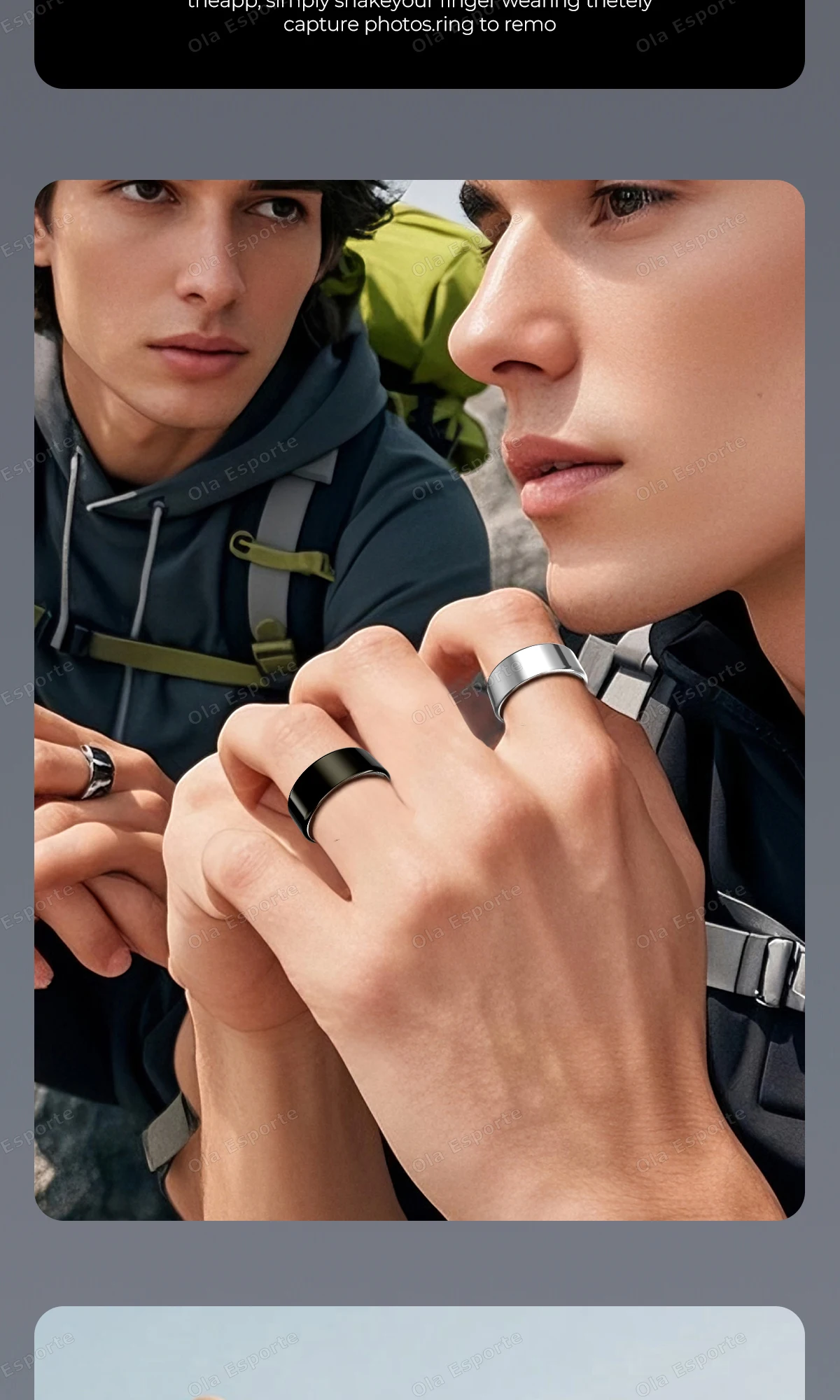 2026 Neuer Smart Ring mit Bluetooth-Anruffunktion, Blutdruck-/Sauerstoffmessung, IP68 wasserdicht, Herzfrequenzmessung, GPS-Tracking, Smartring für iPhone – Detail 17