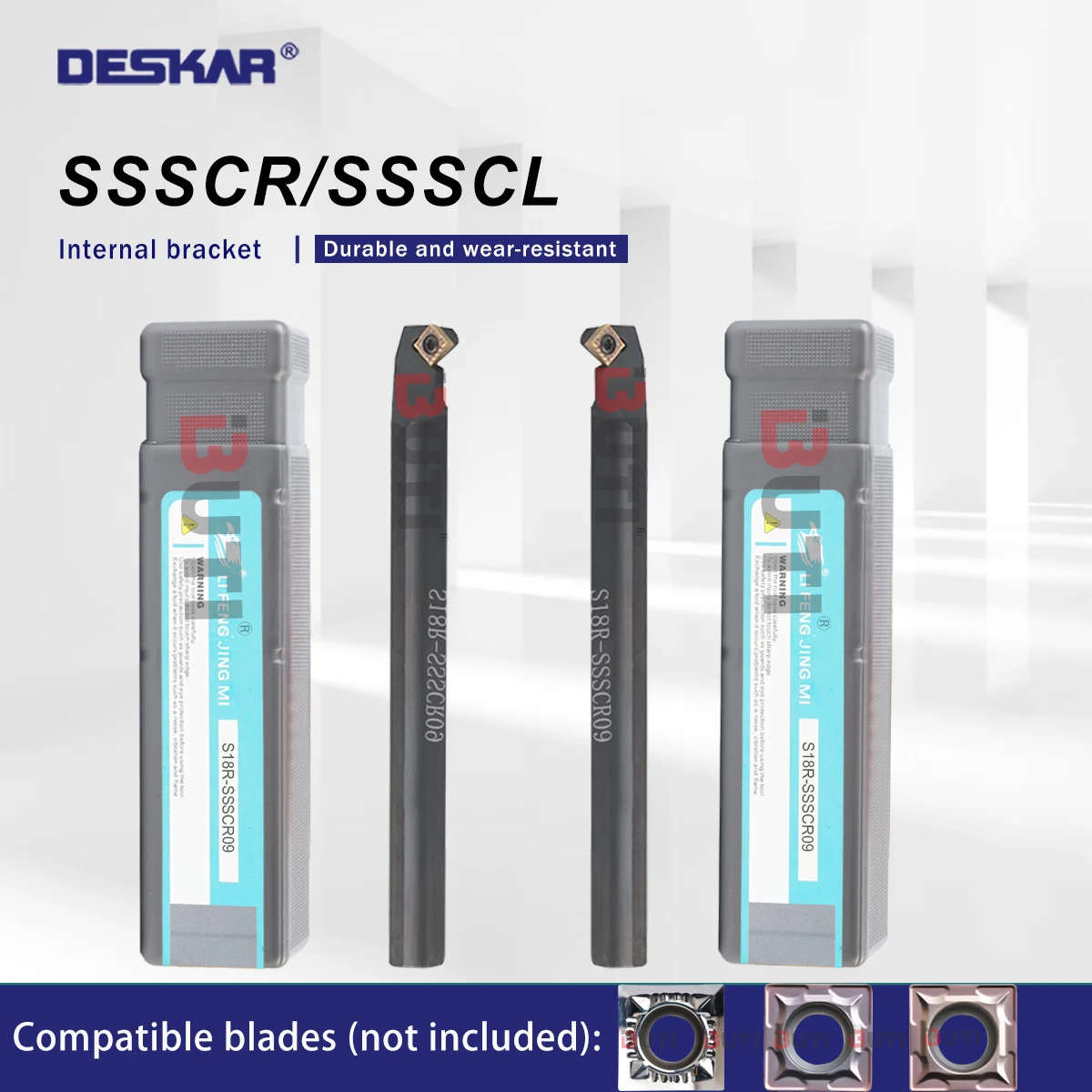 

SSSCR/L Lathe Tool S12M-SSSCR09 S25S-SSCL09 DESKAR 100% Original Inner Tool Holder Suitable For SCMT/SCGT09 Turning Blade Holder