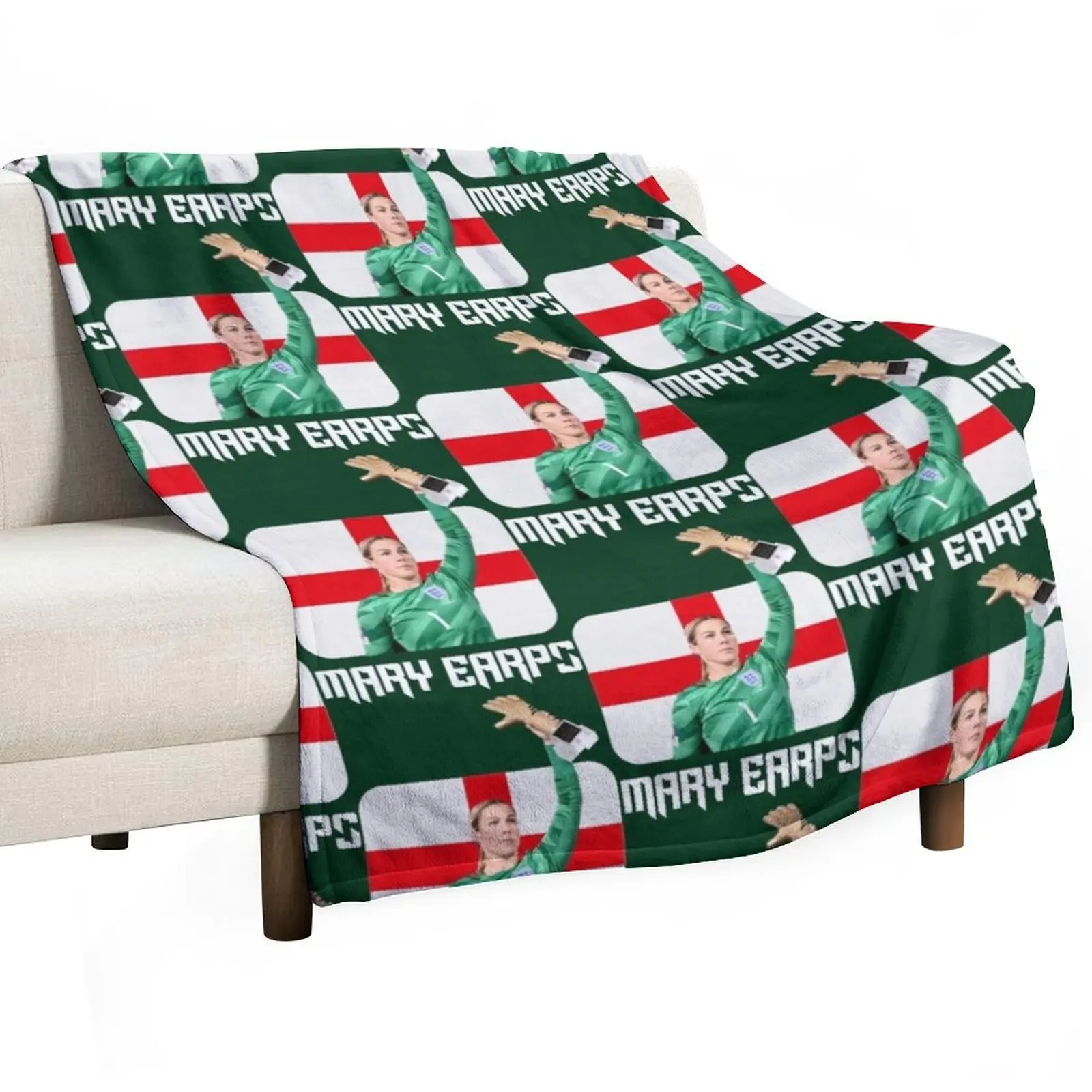 

Mary earps Throw Blanket Plush Cute Plaid Sleeping Bag Soft Plaid Blankets