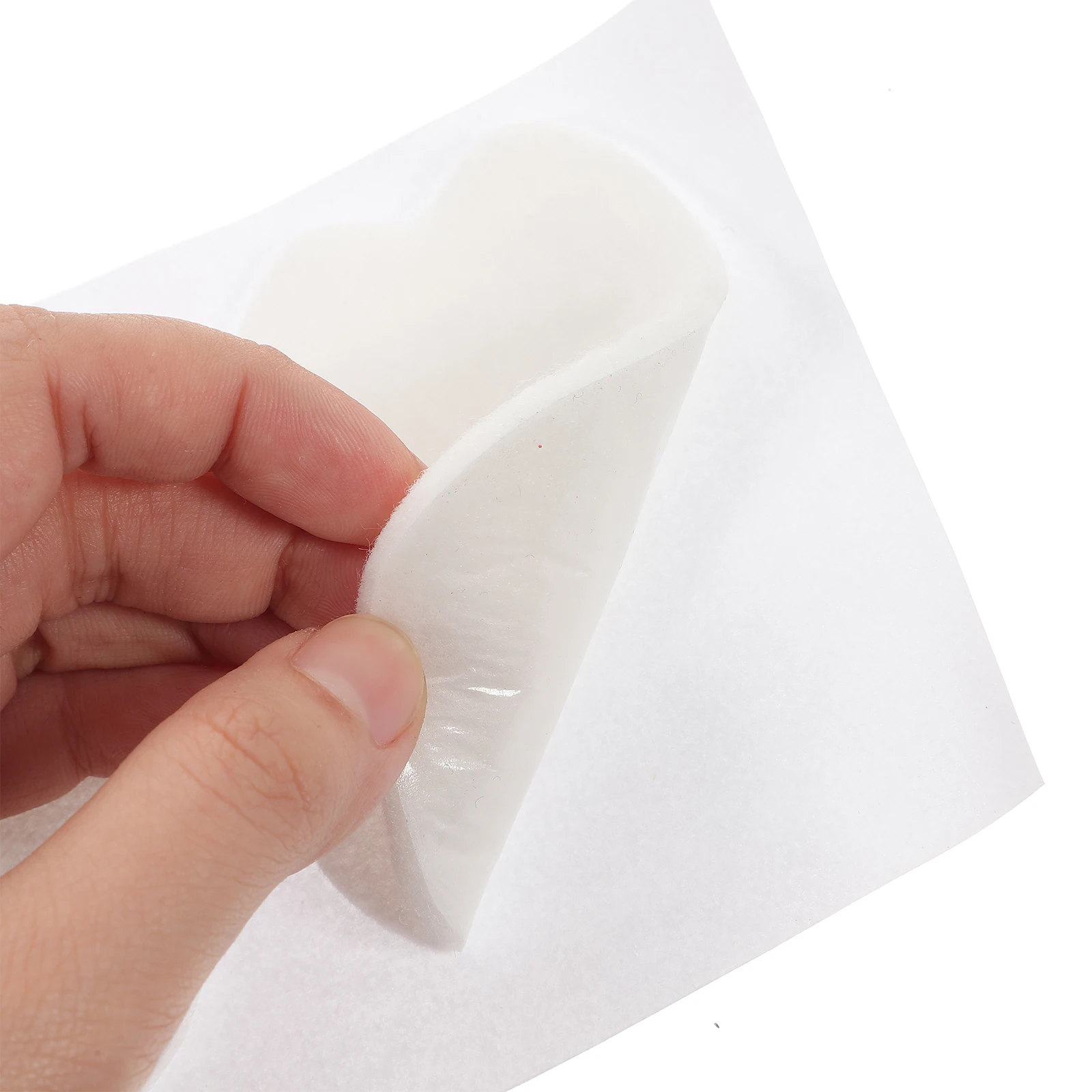 

9 Pairs White Anti-wear Shoes Tongue Patches Felt Forefoot Pads Sneakers Grip Comfort Breathable Daily Replacement Heel Cushion