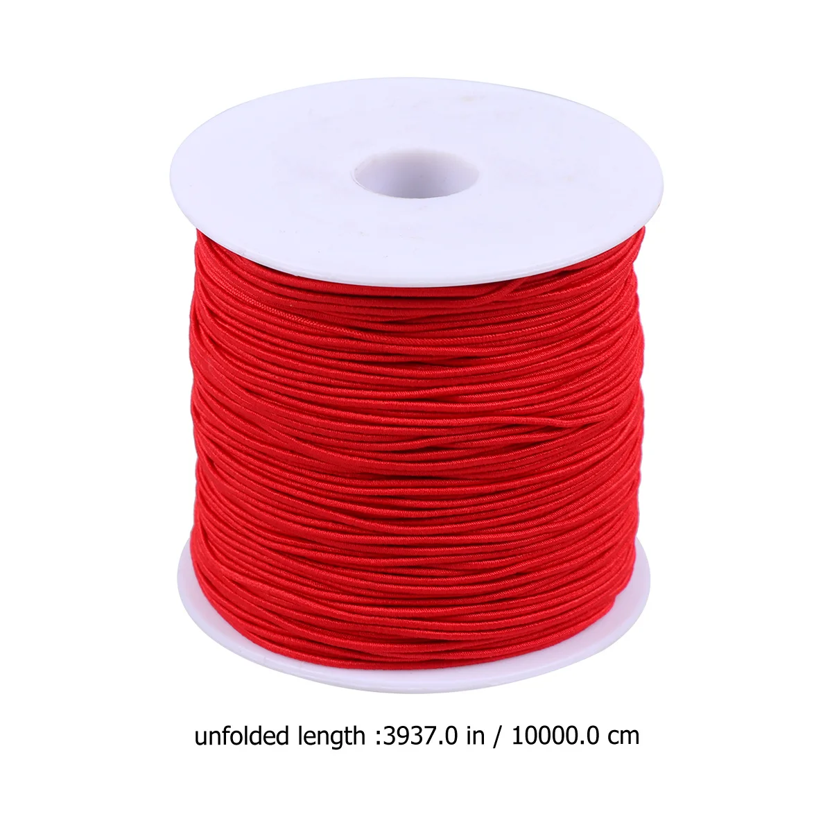 100M Red For Diy Jewelry Bracelet Necklace Beading Craft Projects Elastic Rope Beads String Jewelry Elastic Strand