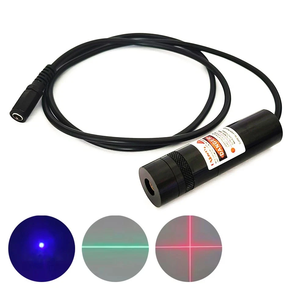 Industrial Green Red Blue Dot/Line/Cross 50mW 100mW Laser Module 21x80mm Woodwork Positioning Locator