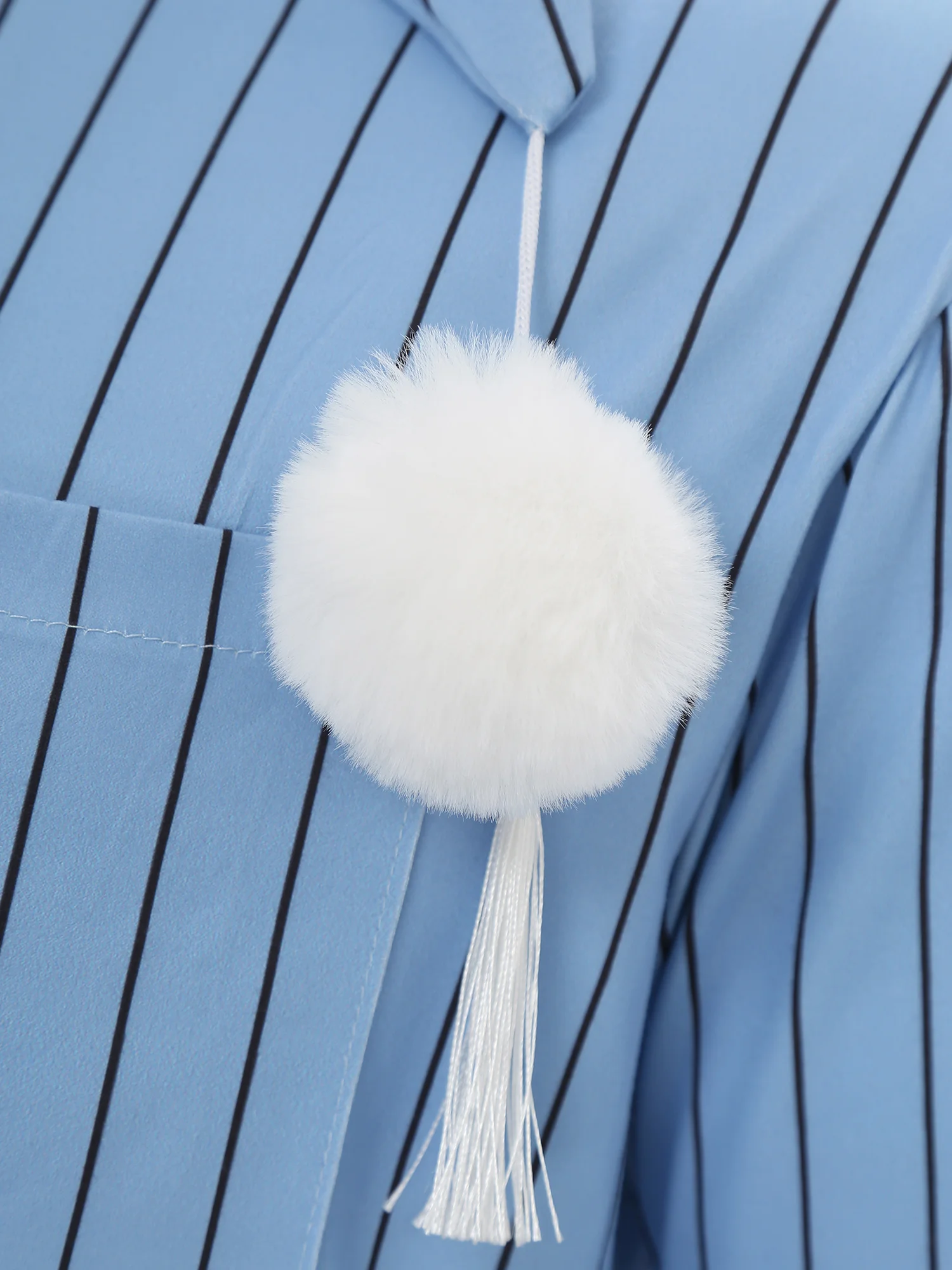 قمصان نوم مخططة للرجال مع قبعة نوم وأكمام طويلة قمصان نوم هنري كبيرة وطويلة قطعة واحدة بيجامات ملابس نوم ملابس للاستلقاء #5