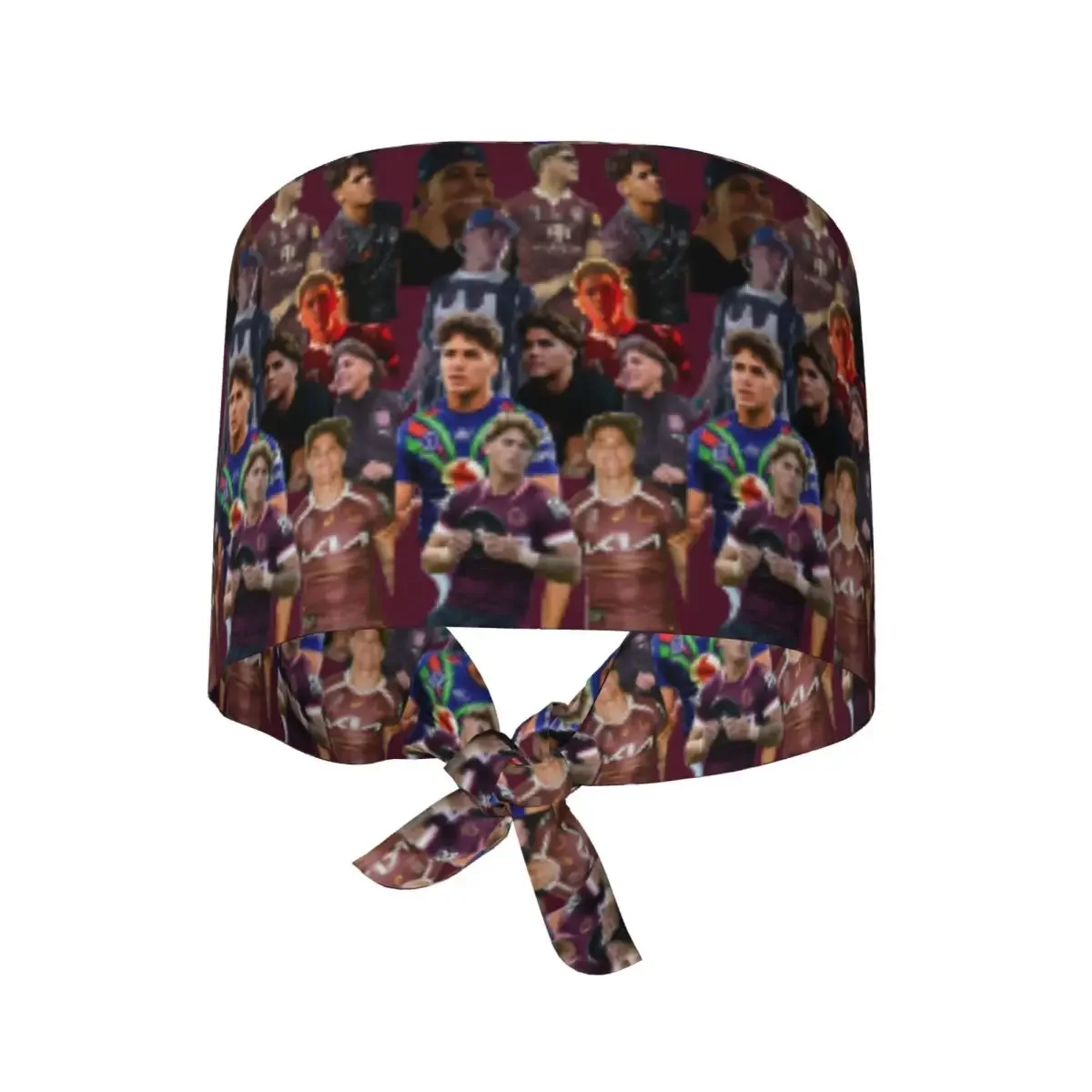 Reece Walsh Nrl Hot Collage Photos Scrub Hat Doctor Working Surgical Cap Men Women Adjustable Nursing Caps for Dentist