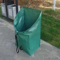 Leaf Collector 200L Reusable Garden Bag For Collecting Leaves Portable Trash Bag Leaf Collector For Backyard Lawn Garden Park