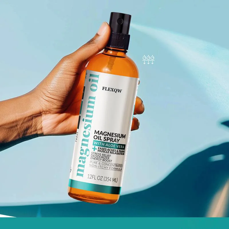 

Спрей-лосьон для тела с маслом и хлоридом магния, подходит для спортивного облегчения мышечной релаксации, ухода за сном и ежедневных после тренировок, успокаивающий