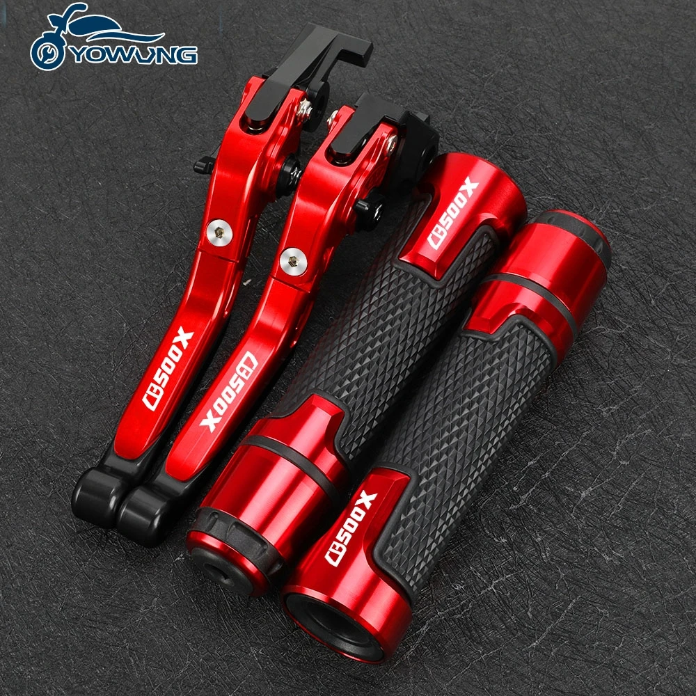

Motorcycle Adjustable CNC Brake Clutch Levers Handlebar Hand Grips ends For HONDA CB500X CB 500X 2013 2014 2015 2016 2017-2023