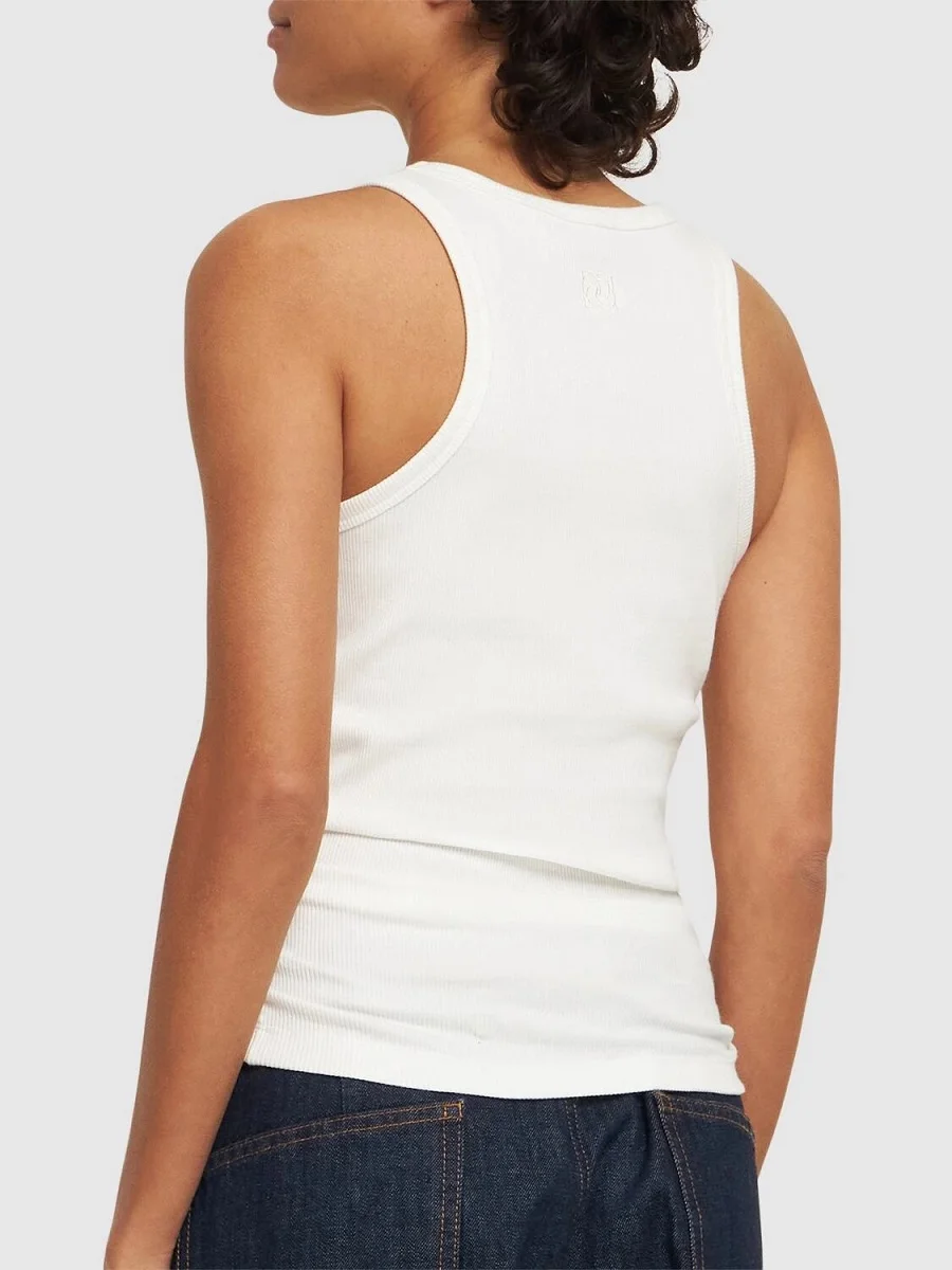 2026 Women’s Sleeveless Top – Pure Cotton, Cable-Knit, Pleated, Corset-Style, Sexy, Y2K-Inspired, Versatile Fashion Top bra