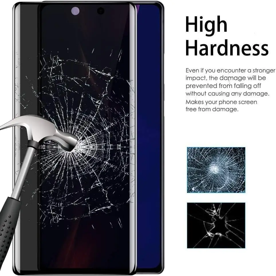 2/4Pcs Anti Spy Tempered Glass For Samsung Galaxy S20 S21 S22 S23 Ultra 5G Screen Protector Privacy Glass Film