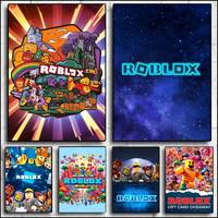 1PC Hot DIY Games R-Robloxs Poster Wall Art Home Decor Room Decor Digital Painting Living Room Restaurant Kitchen Art