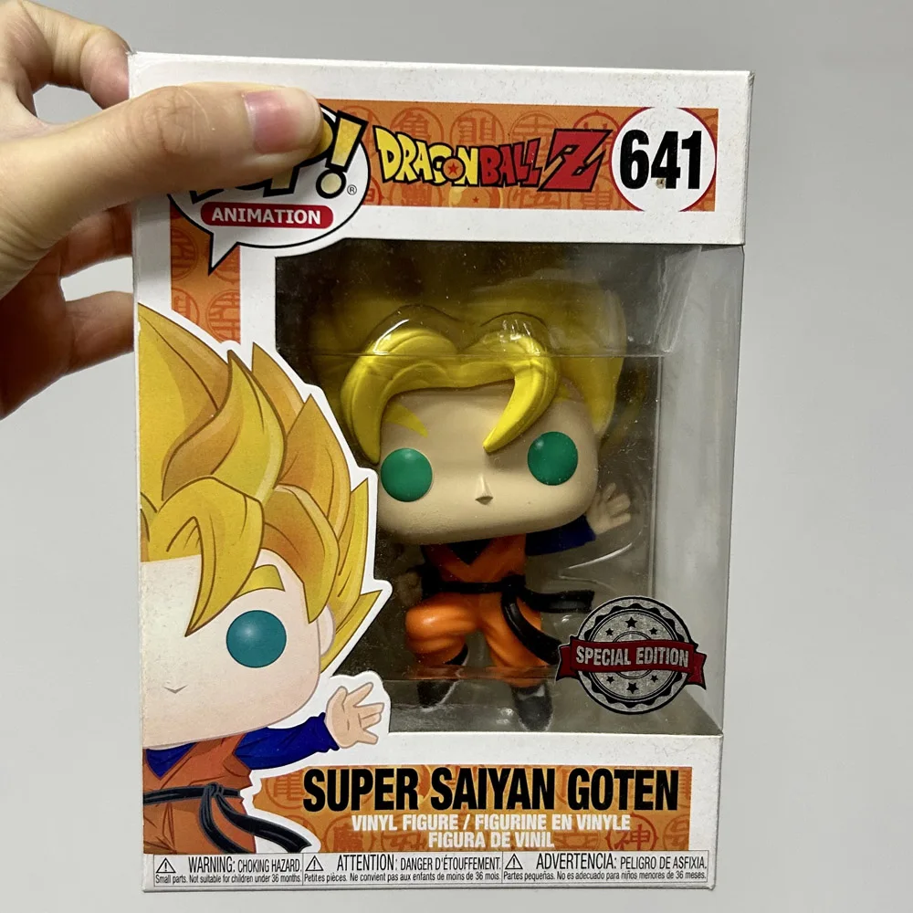 Figuras Funko de Dragon Ball, Super Saiyan Goten # 641 Figuras de Acción de Vinilo Coleccionables, Muñecos, Decoración del Hogar, Regalos