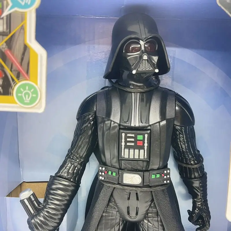 Neu Auf Lager 30 cm Wars Anime Figur Darth Vader Emittieren Licht Und Sound Action Figur Desktop Dekoration Weihnachten Überraschung Geschenke
