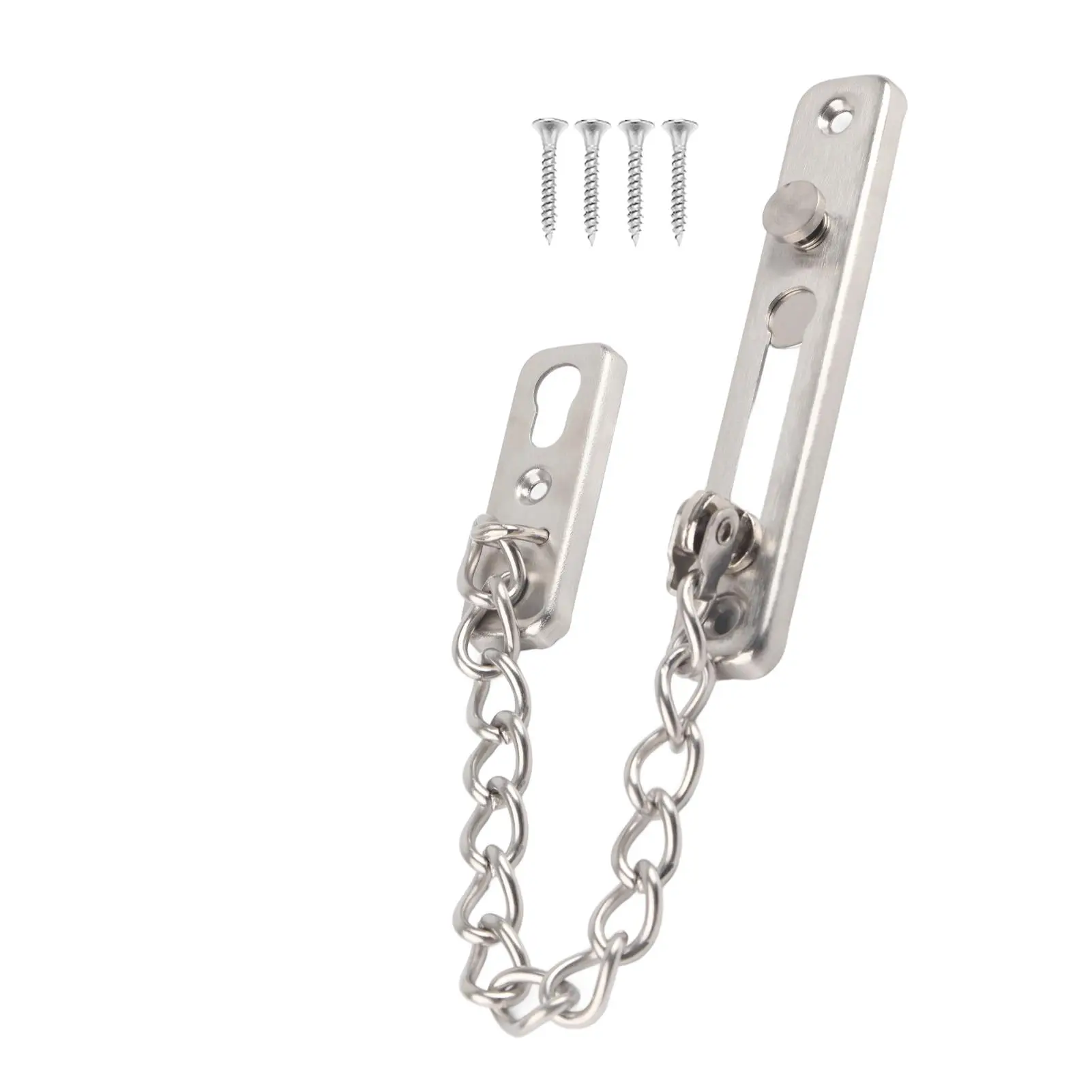 

Сверхмощный противоугонный дверной замок из нержавеющей стали, защитный болт для домашнего отеля, черный, серебристый