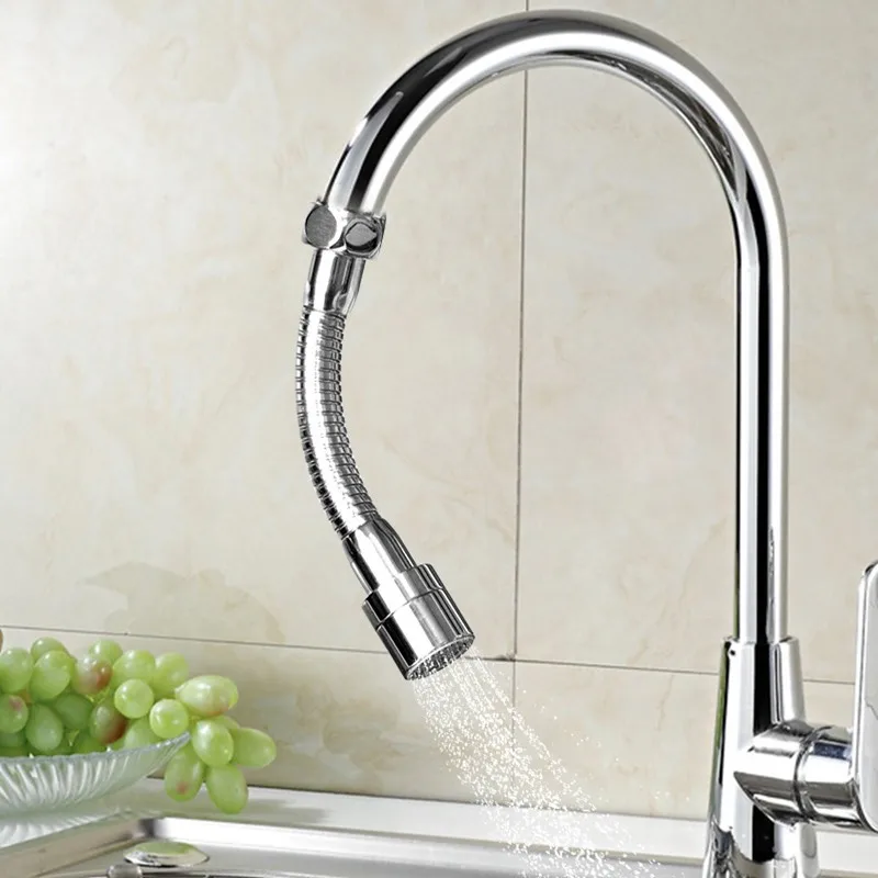 360° Flexible Faucet Sprayer Anti-Splash Adjustable Tap Head Extender Upgrade Your Kitchen Sink and Save Water