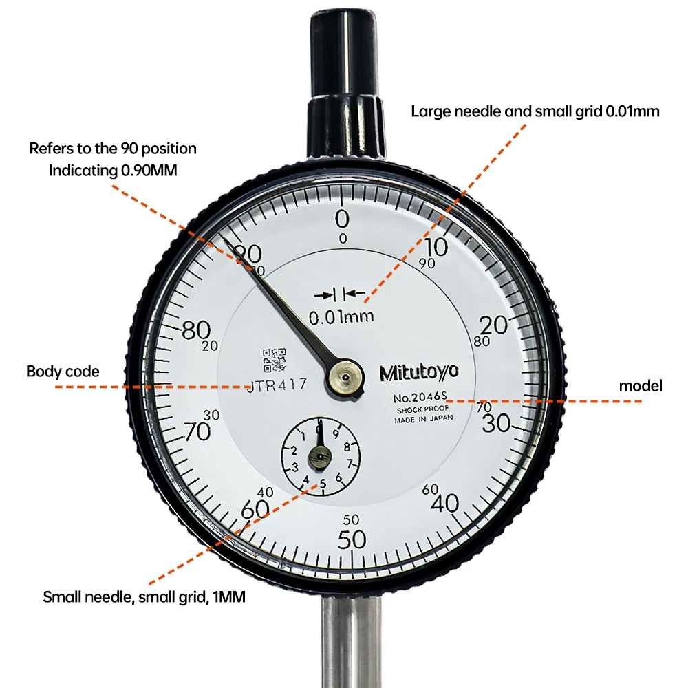 ميتوتويو 2046S مؤشر الاتصال القياسي المكبس 0.01 مللي متر التخرج 10 مللي متر مقياس المدى مقياس الطلب القياسية المكبس أدوات المتعدد