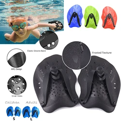 Swim Training Hand Paddles Adult Kids Swimming Training Hand Fin Flipper Men Womens Swimming Hand Paddles Watersport Accessories